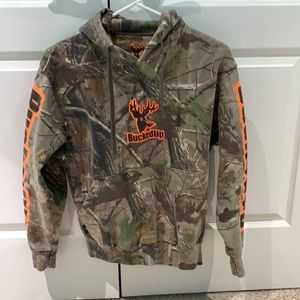 BUCKED UP/real tree ! Hoodie great quality